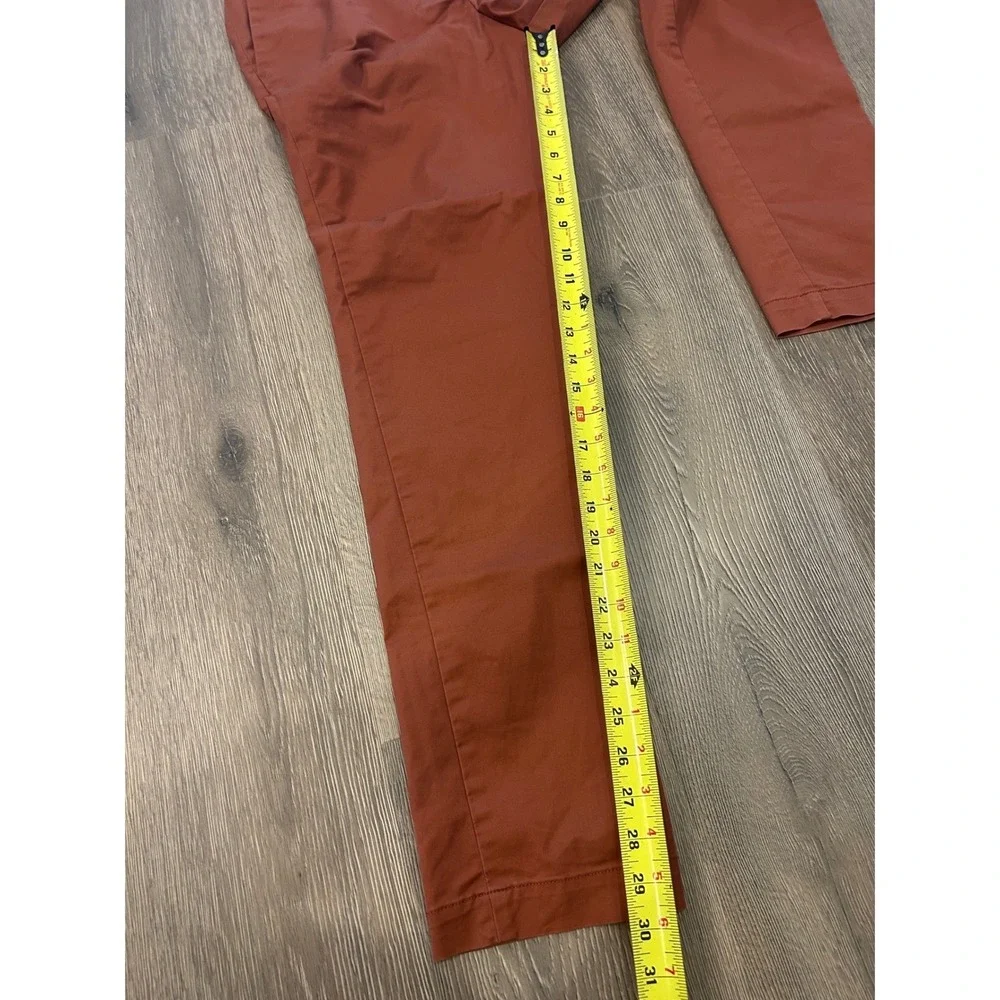 Banana Republic Mens Slim Fit Chino Pants Rust‎ Orange Burnt Sienna 31x30